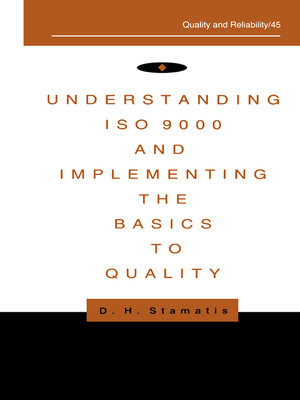 cover image of Understanding ISO 9000 and Implementing the Basics to Quality